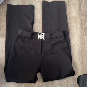 10 Tessori black dress pants straight leg